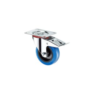 Колесо поворотное резина SRCLb 63 150 мм с тормозом (F)