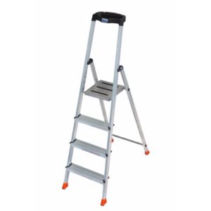 Стремянка Krause Safety 4 ступени с большой полкой